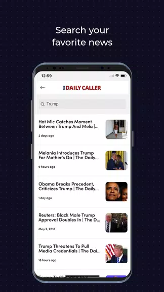 Schermata Daily Caller 2