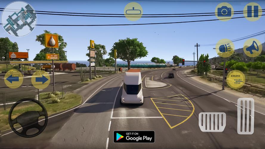 US Cargo Truck Games 3D Captura de pantalla 0