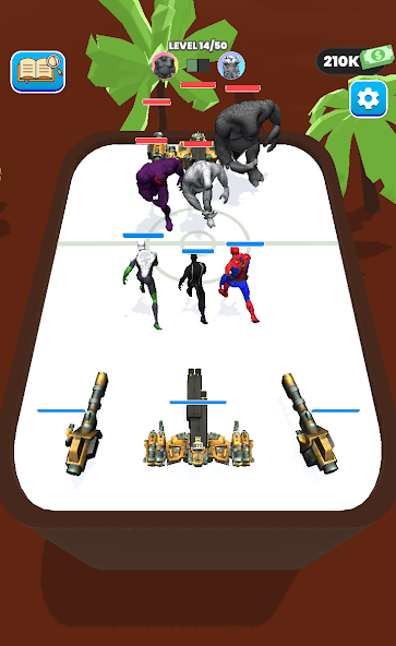 Merge Master Superhero Battle Mod ဖန်သားပြင်ဓာတ်ပုံ 2