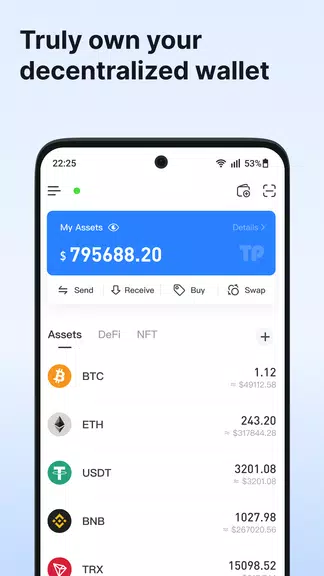 Schermata TokenPocket: Crypto & Bitcoin 0