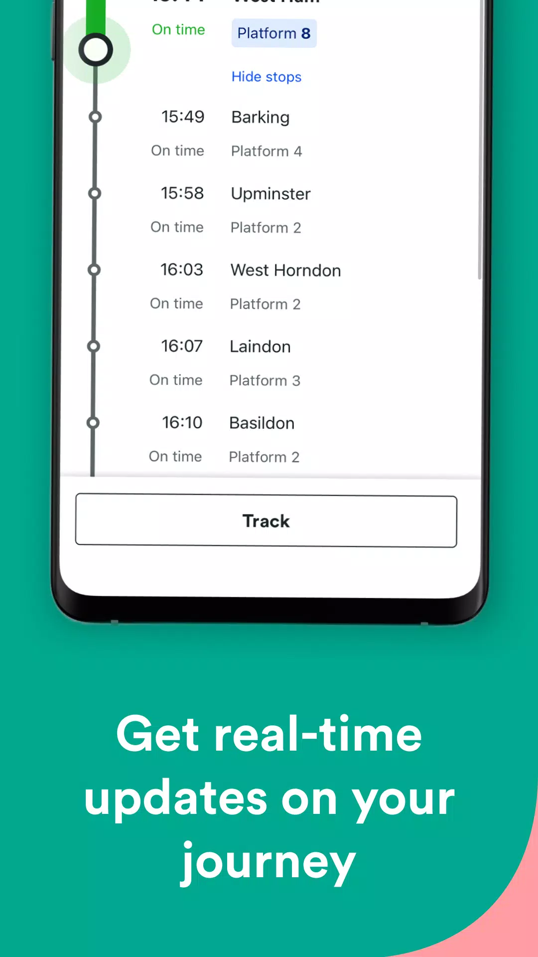 Trainline Tangkapan skrin 3