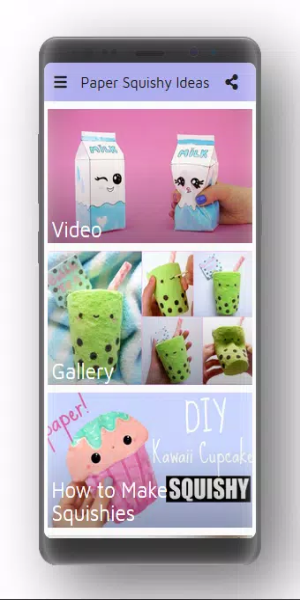 Paper Squishy Ideas Captura de tela 0