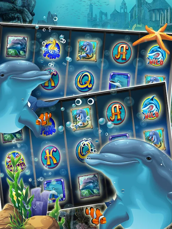 Lucky Dolphin Slots: Free Casino Slot Machines Ảnh chụp màn hình 0