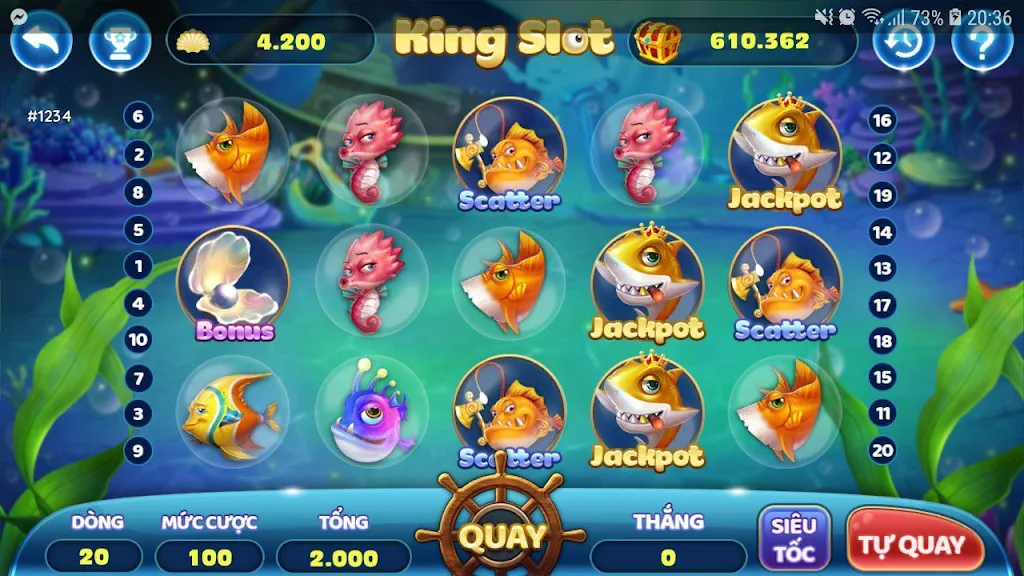 Thánh bắn cá ăn xu slots - bắn cá siêu thị Captura de tela 1