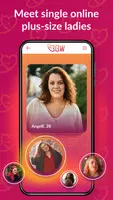 BBW: Chat & Date Curvy Women ภาพหน้าจอ 0