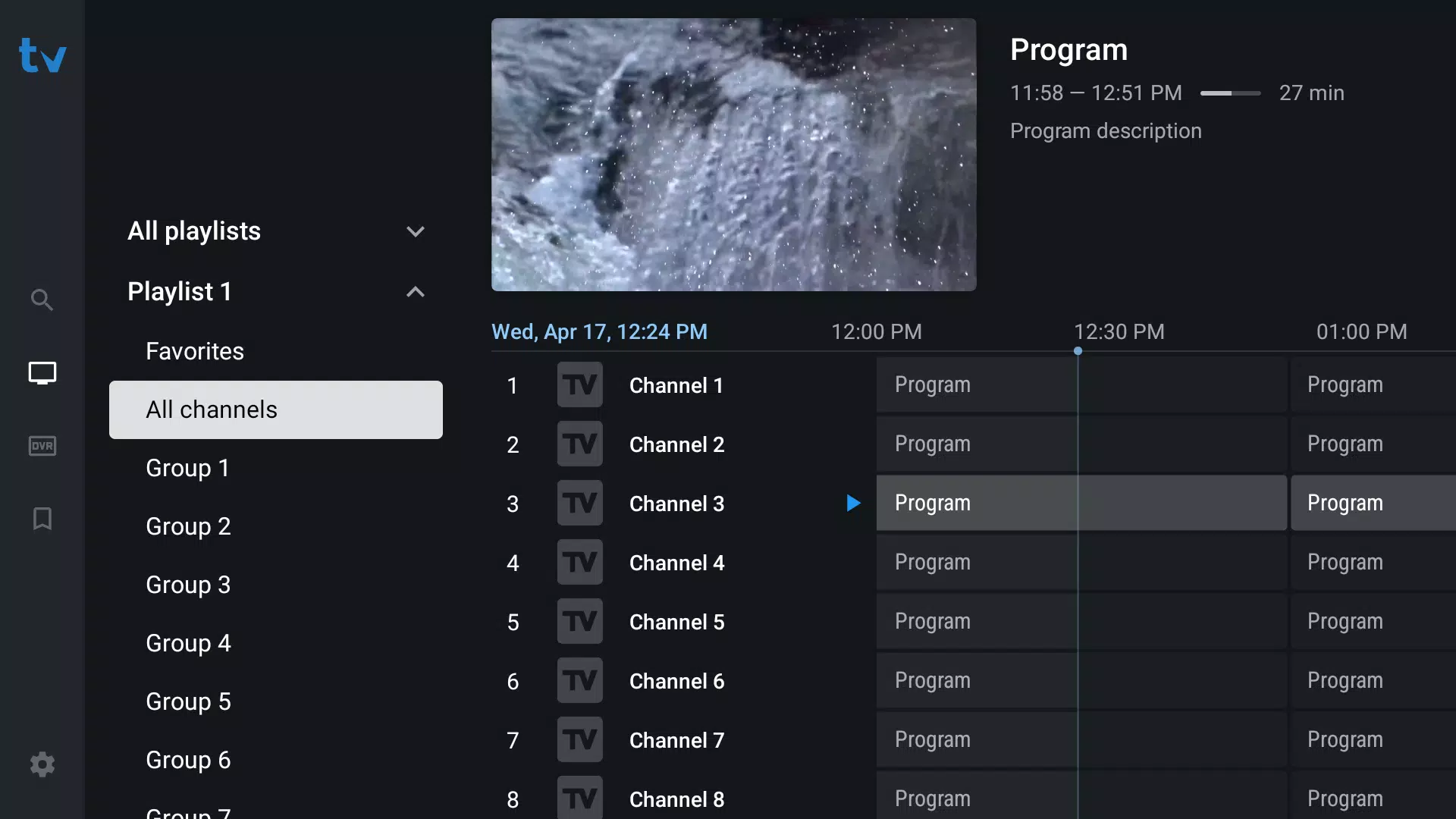 TiviMate IPTV Player Screenshot 3