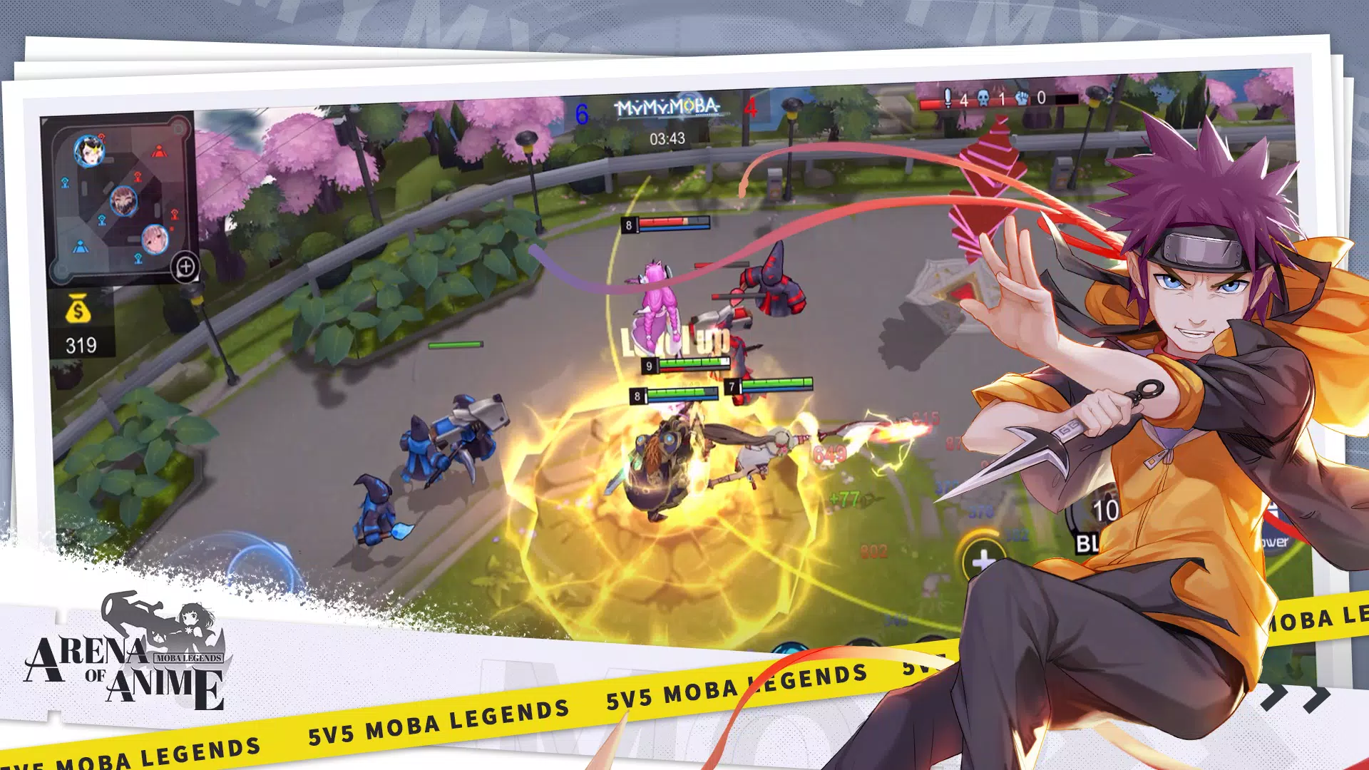 Arena of Anime: MOBA Legends 스크린샷 3