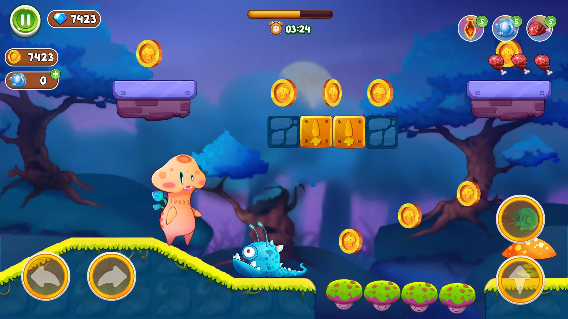 Mushroom War: Legend Adventure Скриншот 2