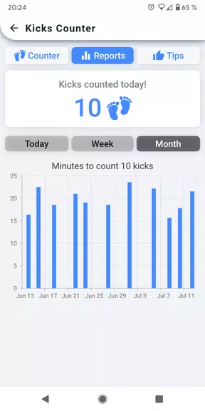 Kick Counter - Track your baby Capture d'écran 3