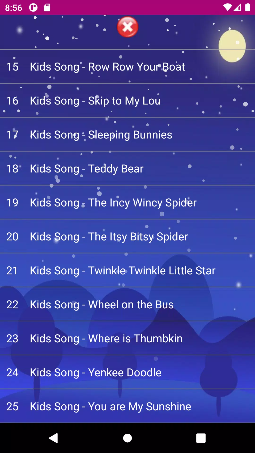 baby songs - nursery rhymes Captura de tela 0