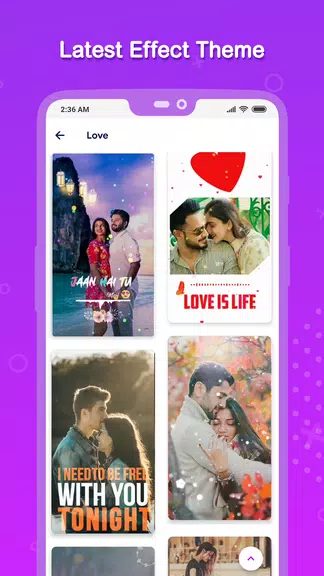Vido : Video Status Maker Capture d'écran 1