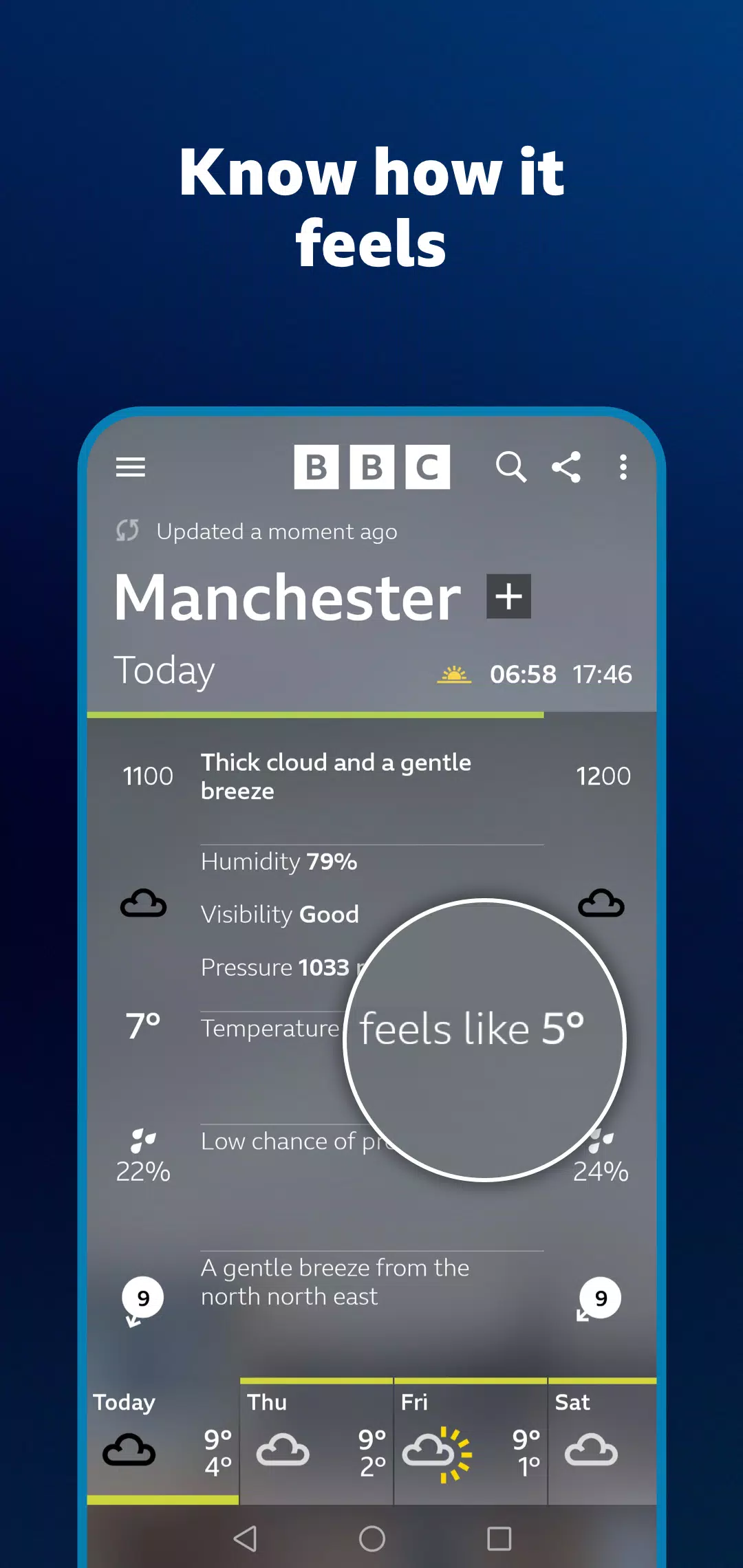 BBC Weather應用截圖第3張