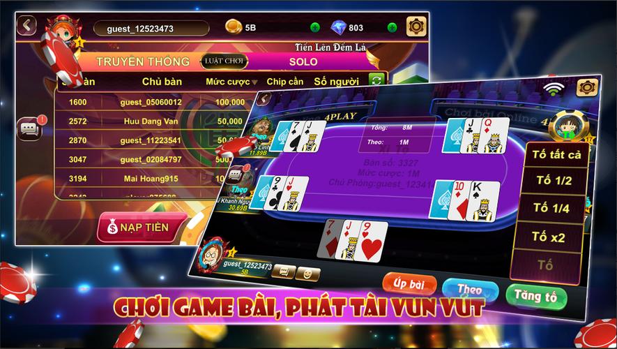 4Play - Xì Tố Xì Phé Online Captura de tela 1