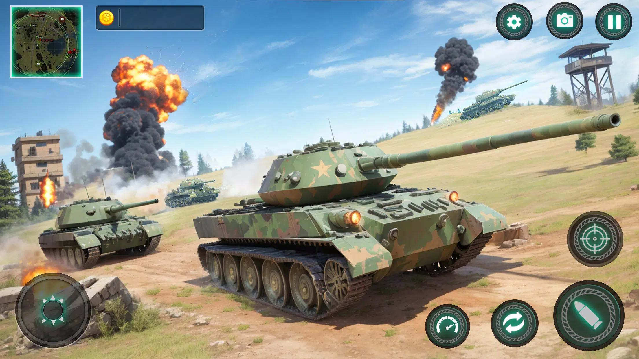 Military Tank War Machine Sim Capture d'écran 1