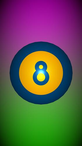Magic 8 Ball Live Wallpaper 3D Captura de tela 1