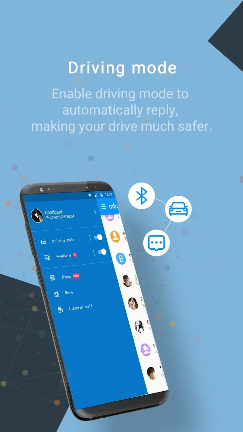 Handcent Next SMS messenger Captura de pantalla 0