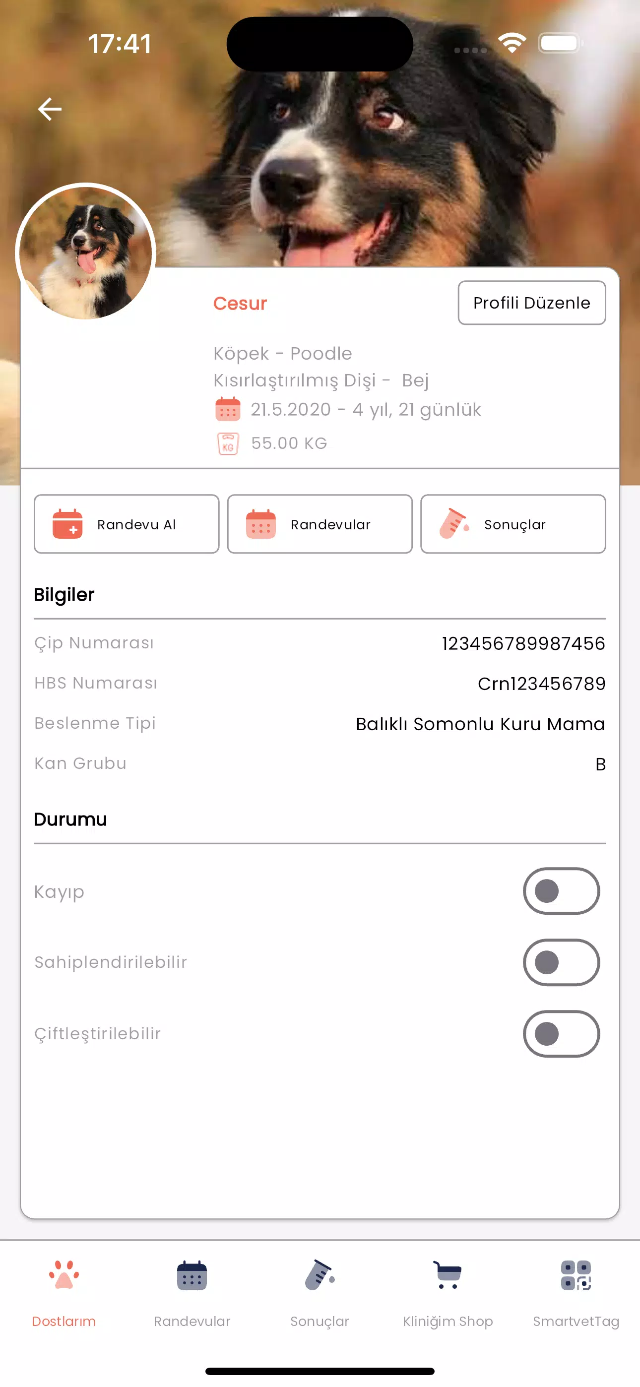 Schermata SmartVET 1