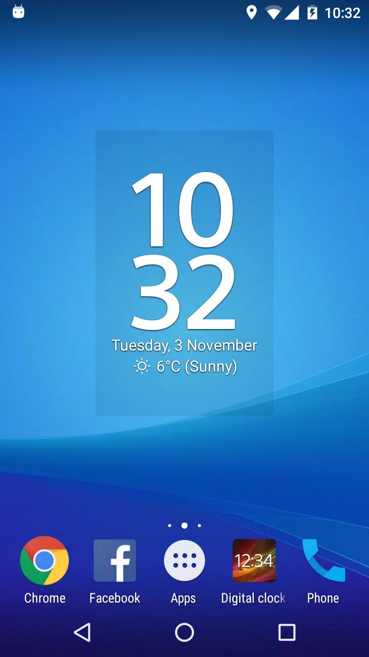 Digital Clock & Weather Widget ภาพหน้าจอ 2