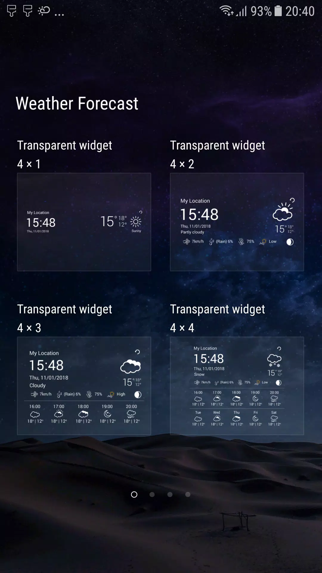 Weather Forecast ภาพหน้าจอ 3