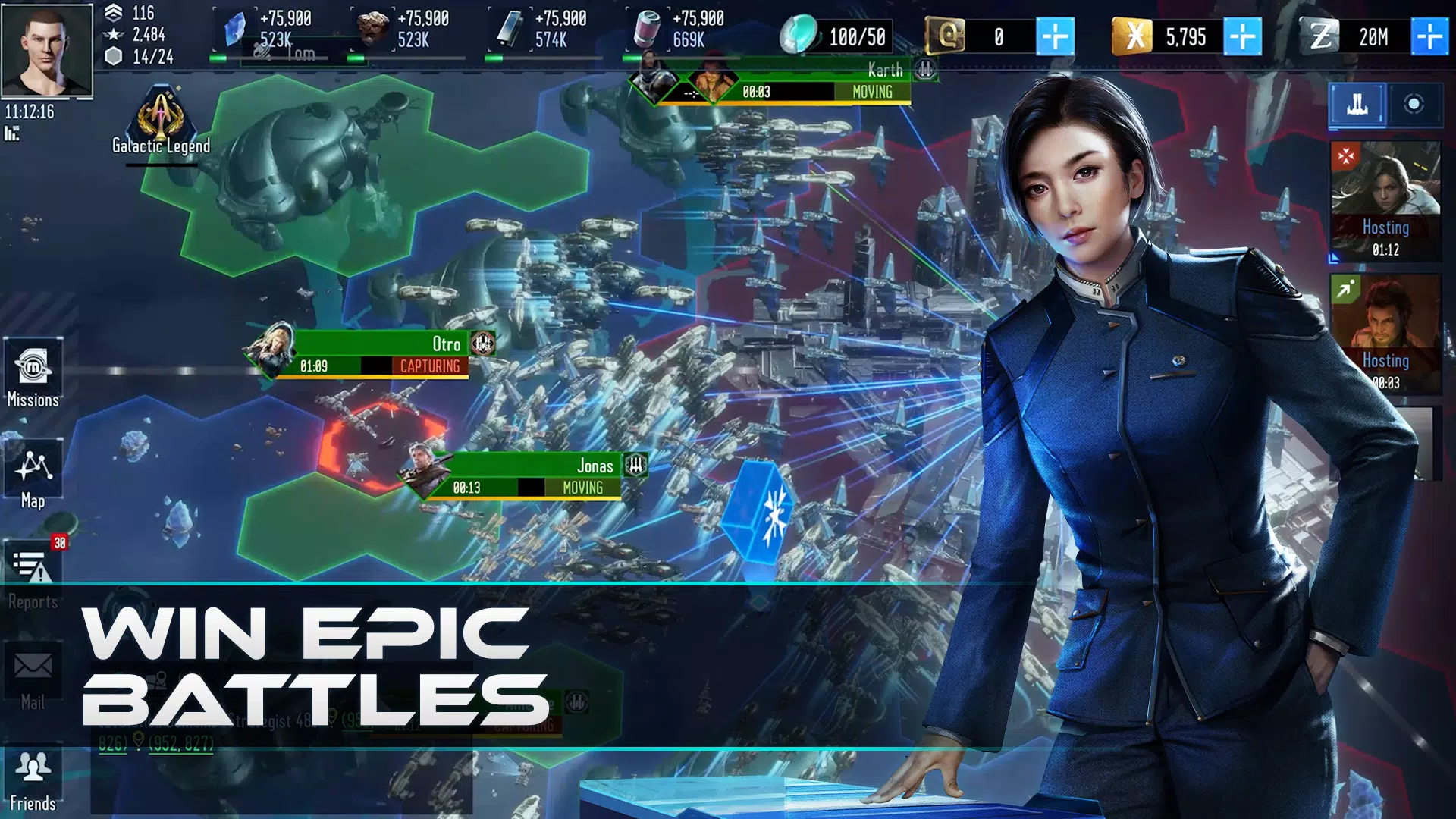 Schermata EVE Galaxy Conquest 3