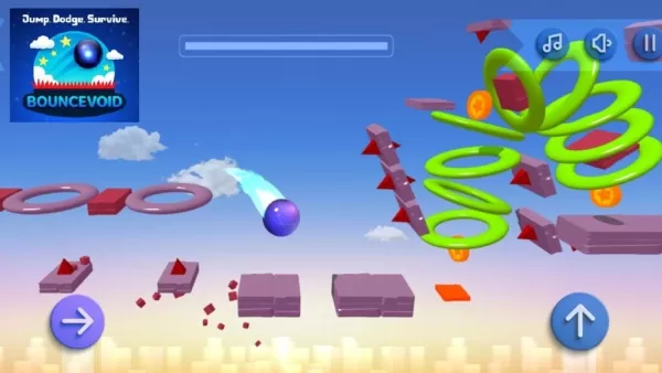 BounceVoid: Dodge & Survive Mobile Game