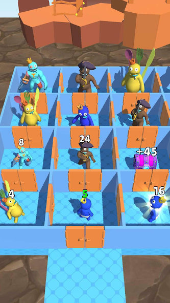 Rainbow Monster - Room Maze Mod स्क्रीनशॉट 3