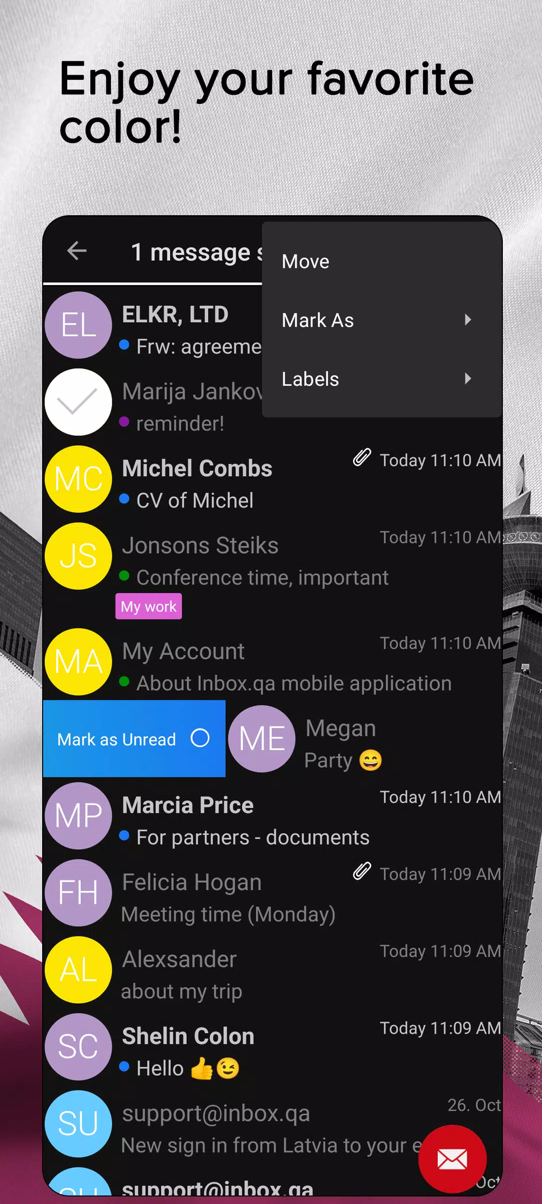 Schermata Inbox.qa email 2