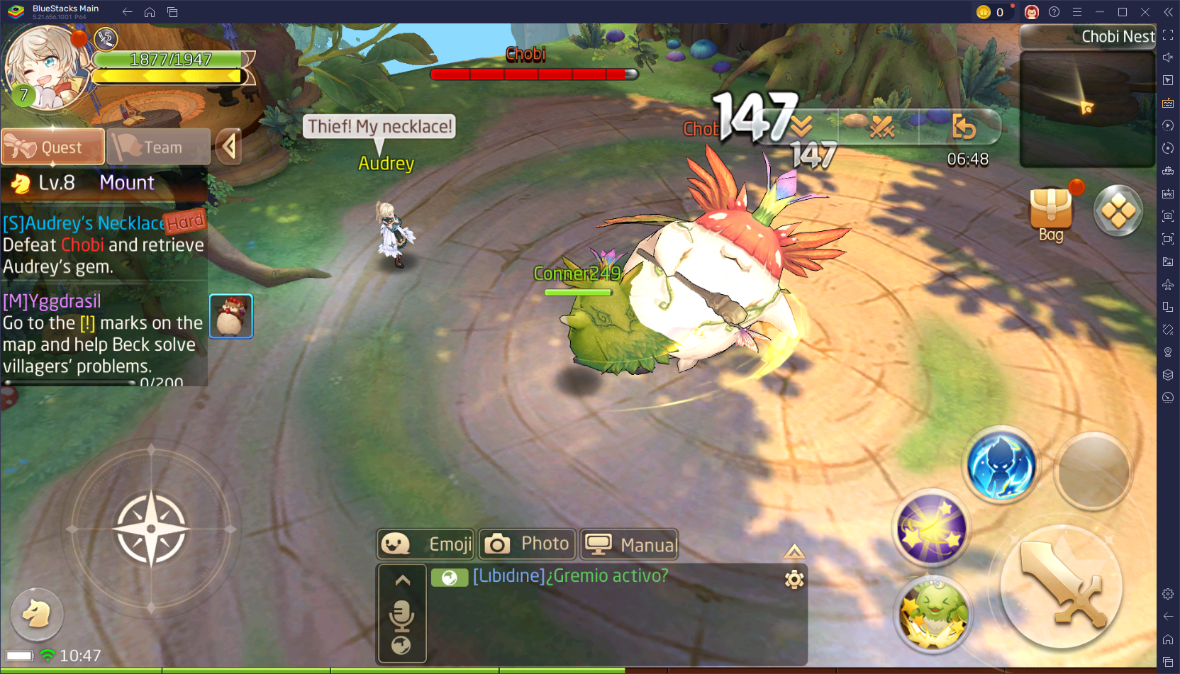 Tales of Wind: Radiant Rebirth Gameplay sur Bluestacks