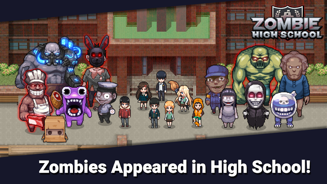 Zombie High School Mod ภาพหน้าจอ 0