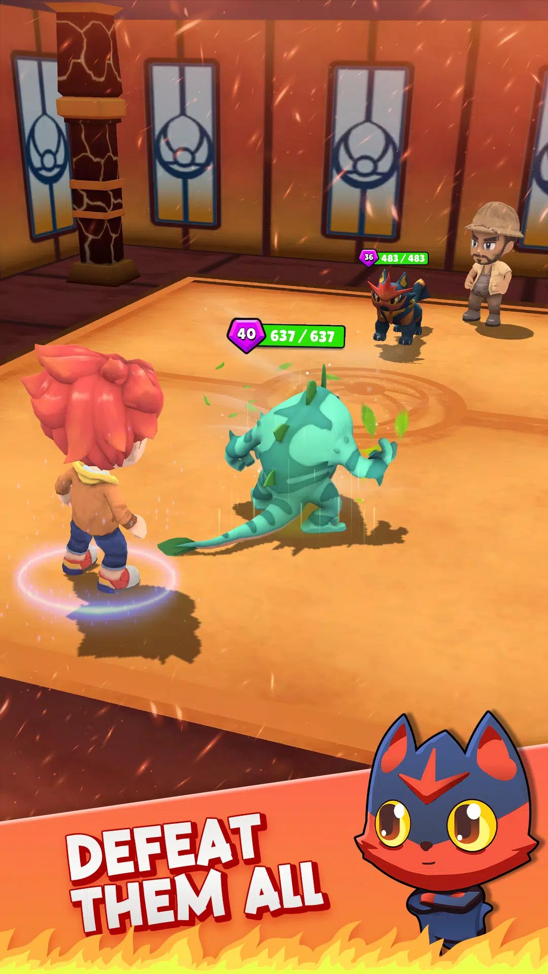Negamon Lite: Monster Battle スクリーンショット 3