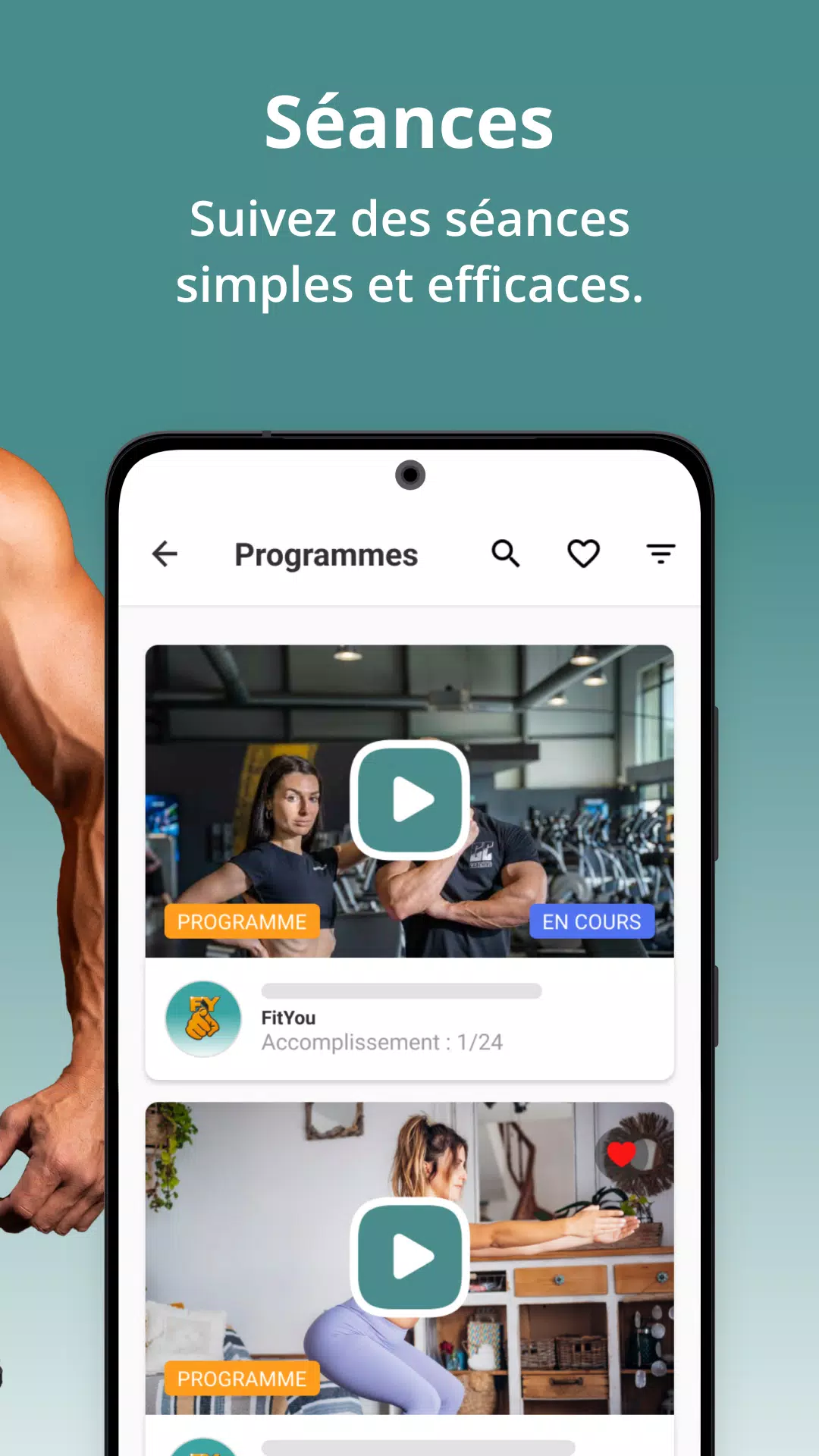 FitYou - Fitness, Nutrition Tangkapan skrin 2