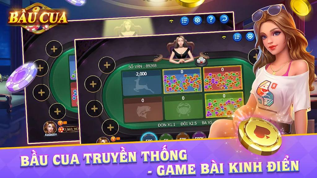 Bầu Cua - Tài Xỉu Casino Tangkapan skrin 0