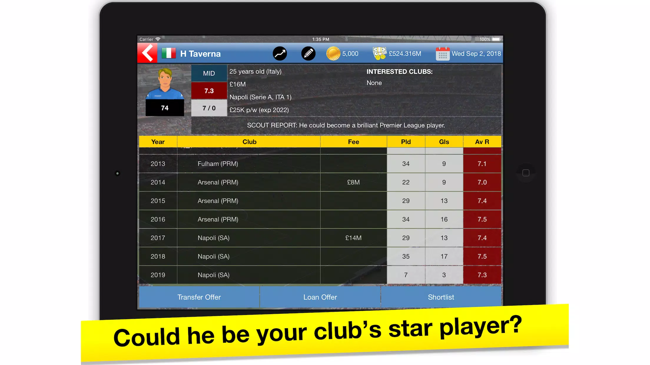 Soccer Tycoon Captura de pantalla 3