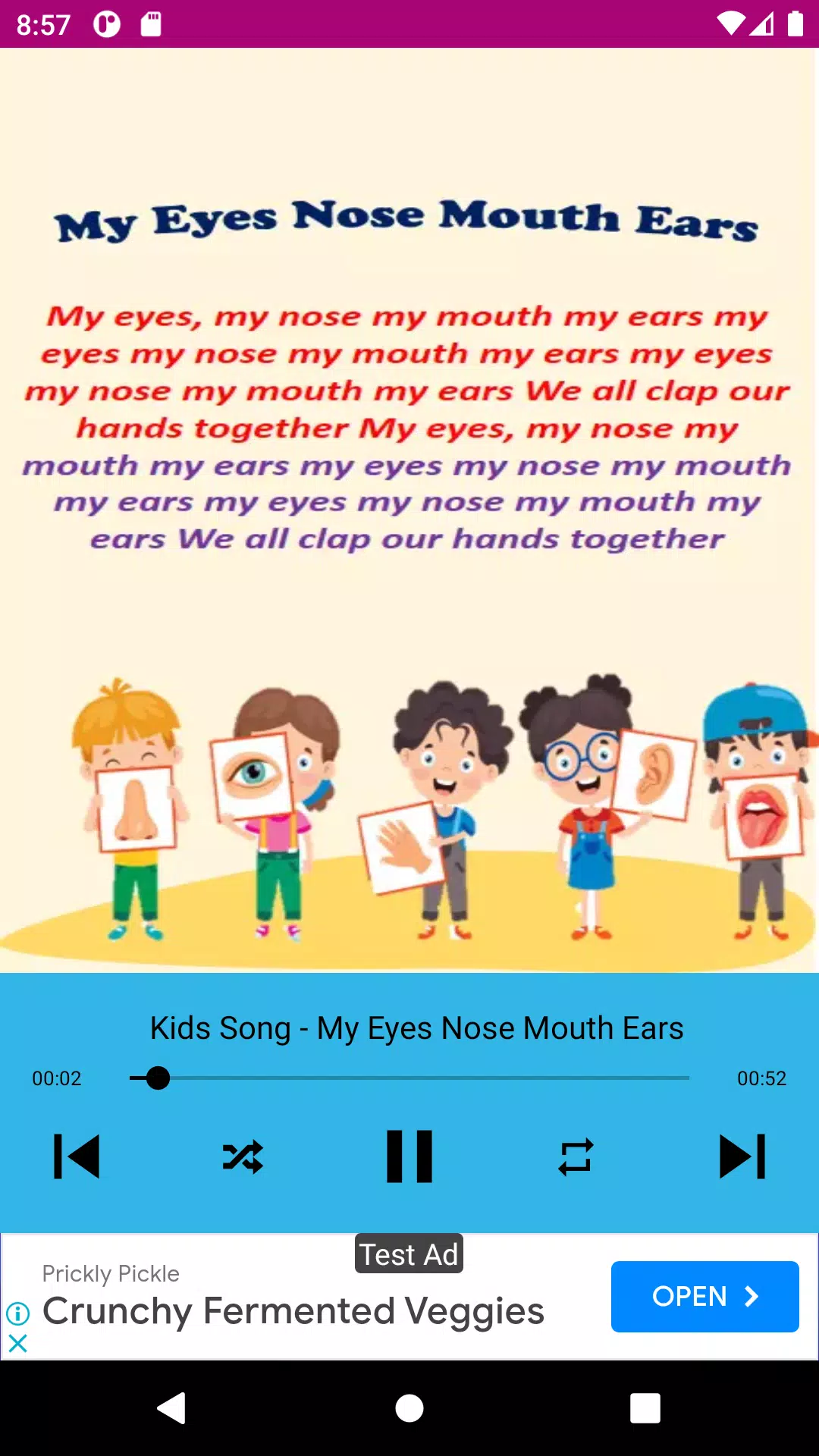 baby songs - nursery rhymes Captura de tela 2