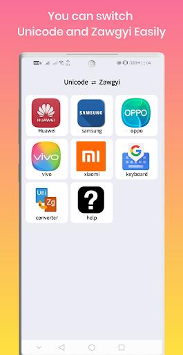 Unicode ⇄ Zawgyi Скриншот 0