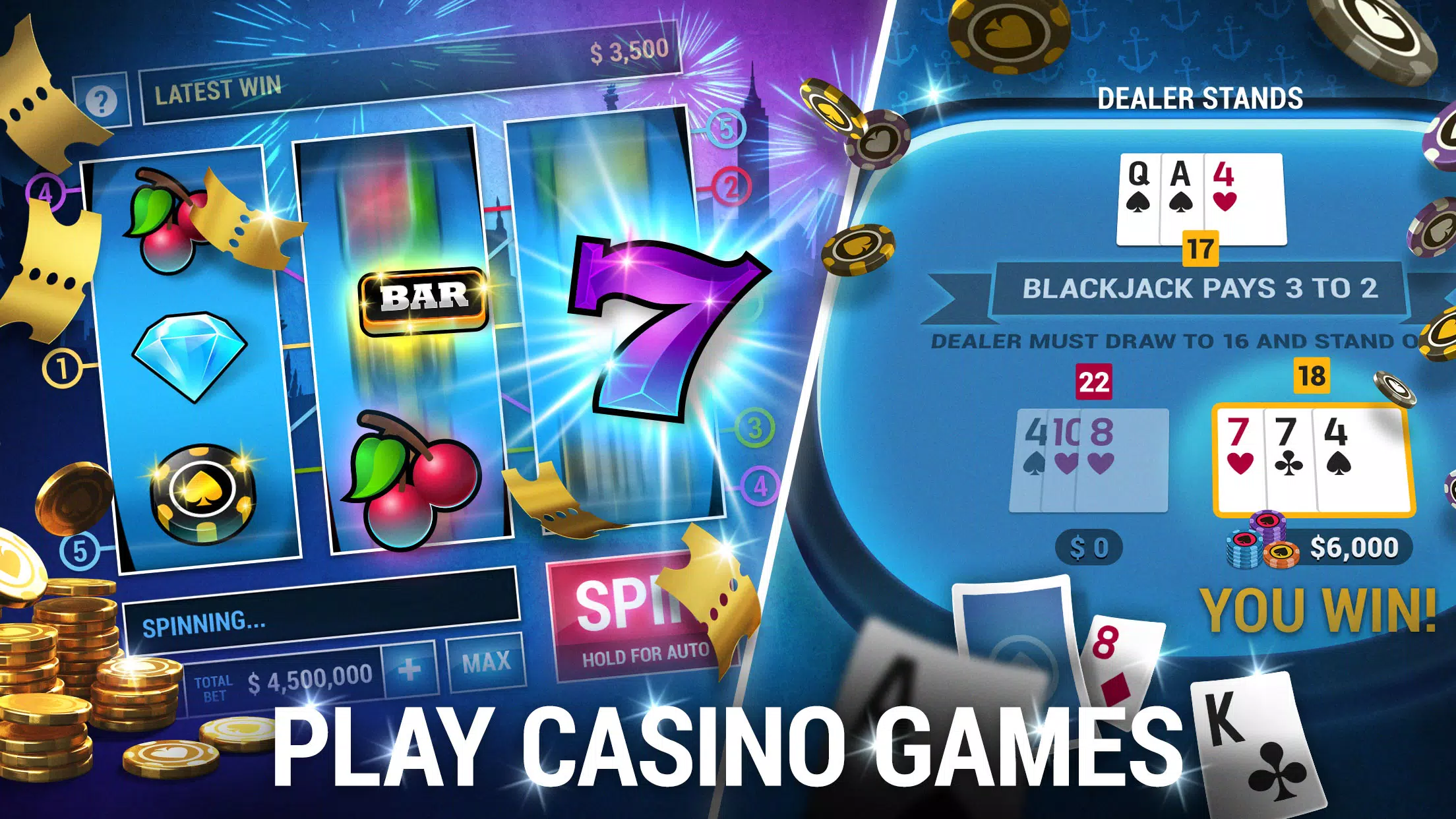 Schermata Poker World, Offline TX Holdem 3