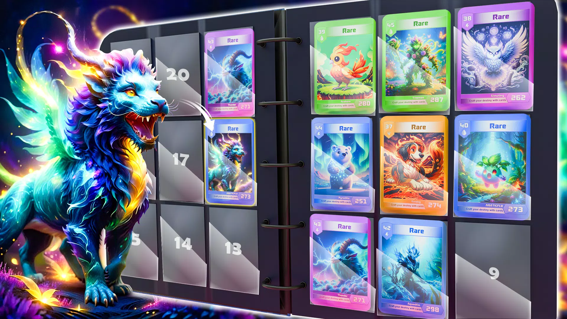 Monsters Card Collector Game應用截圖第1張
