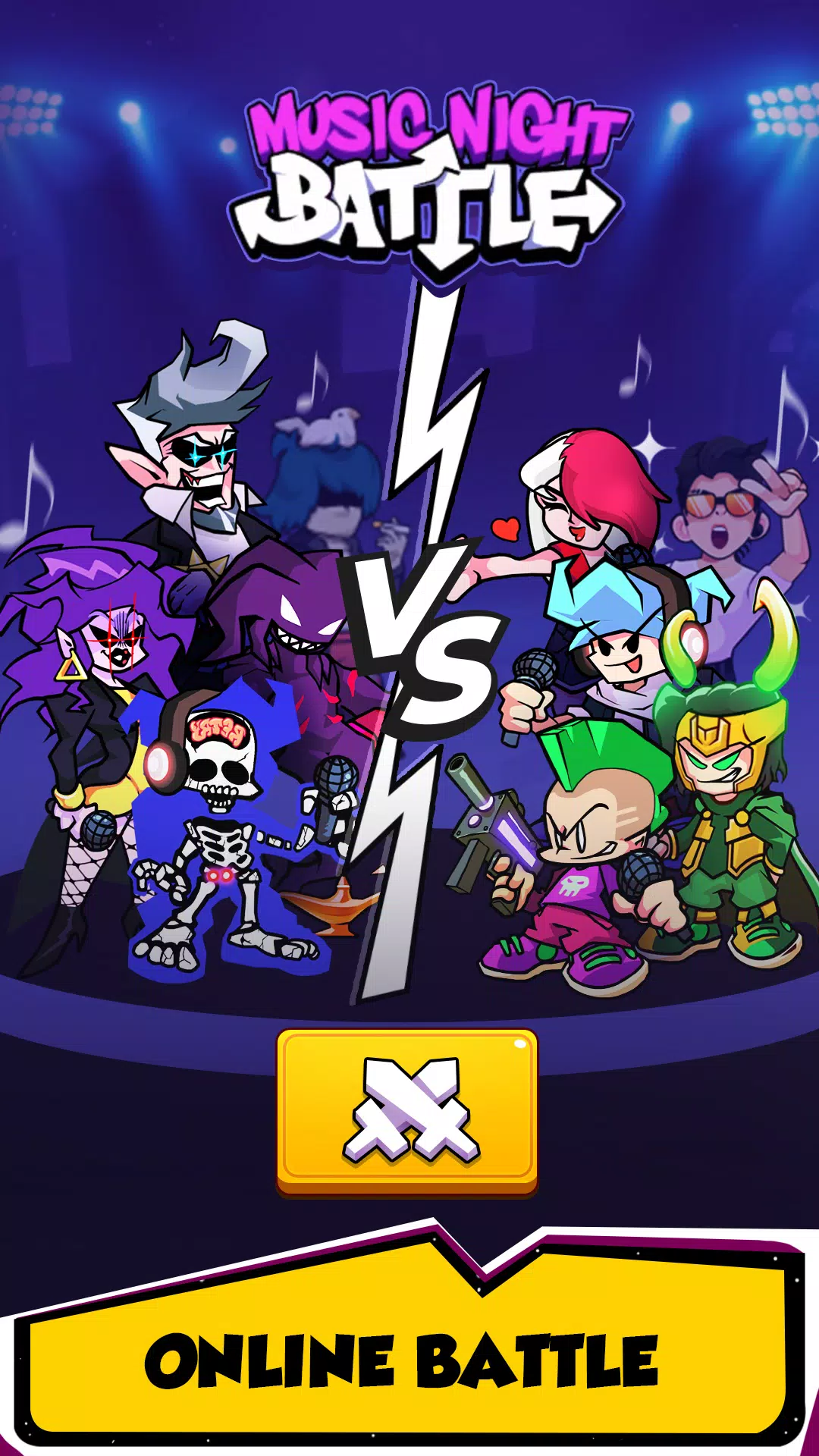 Music Night Battle Captura de tela 1