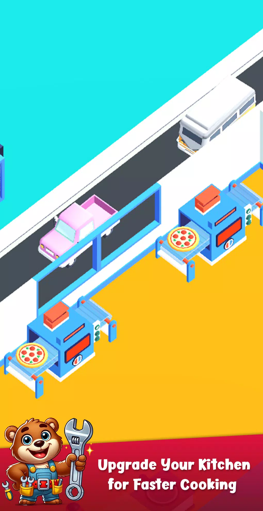 Bear Pizza Maker:Cooking Games应用截图第1张