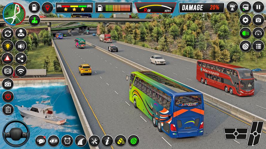 US Bus Simulator Driving Game Capture d'écran 0