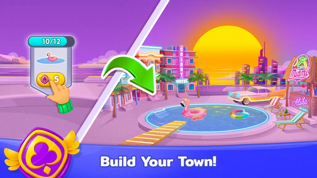 SoliTown – Solitaire Tripeaks應用截圖第2張