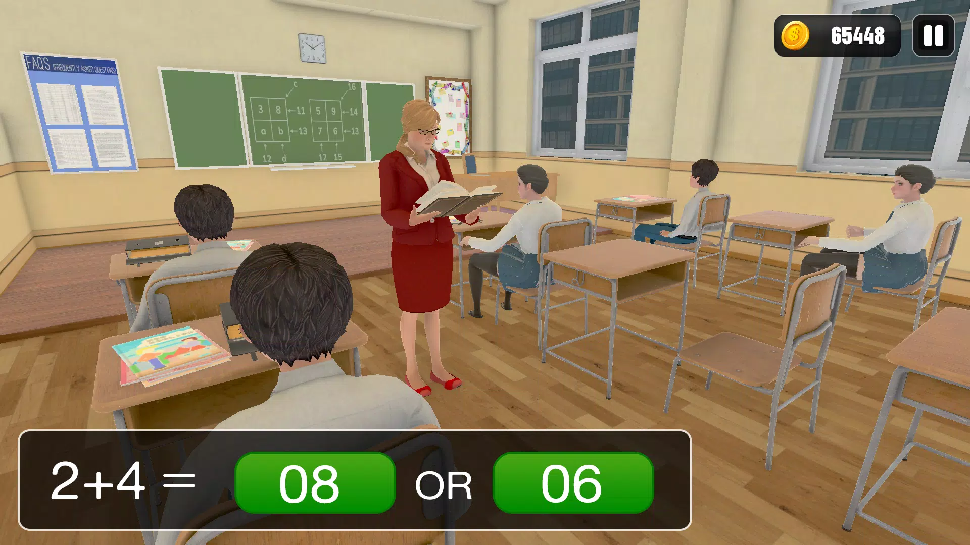 School Teacher Games 3D Tangkapan skrin 0