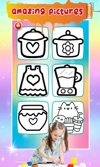 Kitchen Tools Coloring Book应用截图第1张