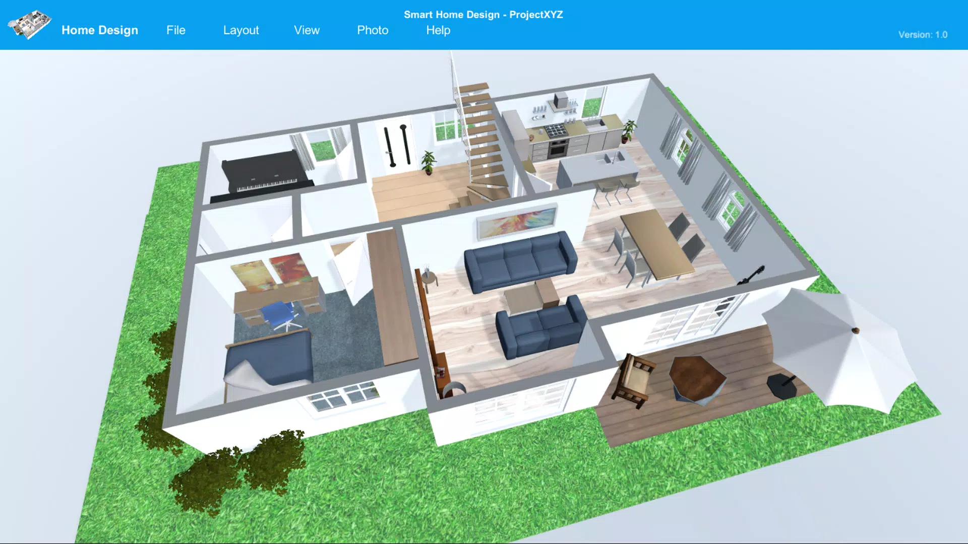 Smart Home Design Tangkapan skrin 0