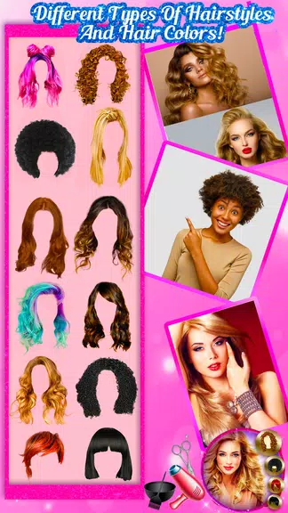 Hairstyle Changer Pro Schermafbeelding 1
