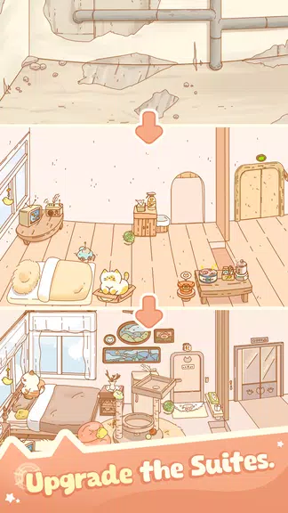 Idle Cat Hotel - Tycoon Games 스크린샷 2