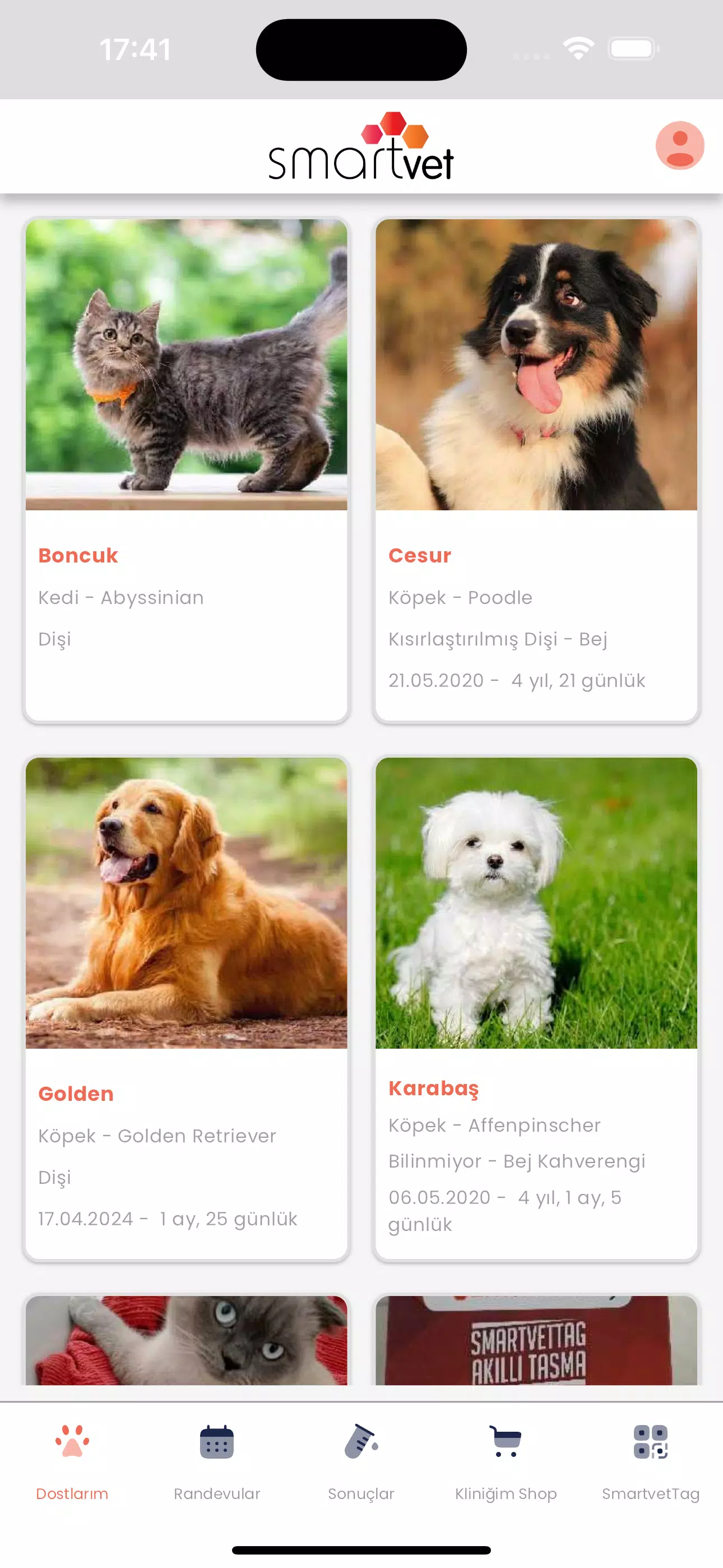 Schermata SmartVET 0
