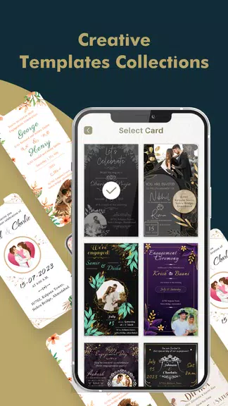 Engagement Card Maker & Design Captura de pantalla 2