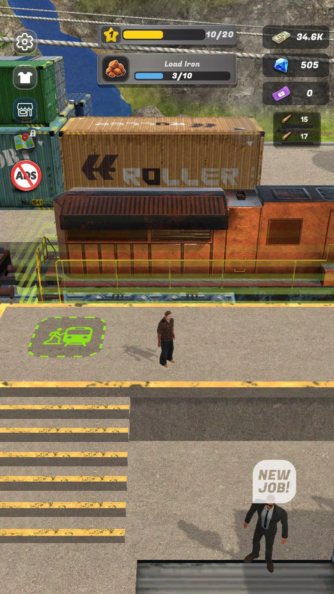 Cargo Train Station Tangkapan skrin 3