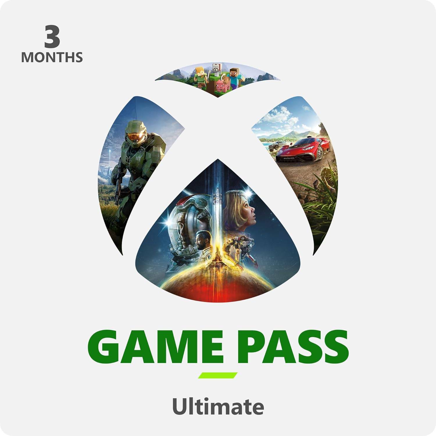 Pass Xbox Game Pass Ultimate 3 mois Adhésion